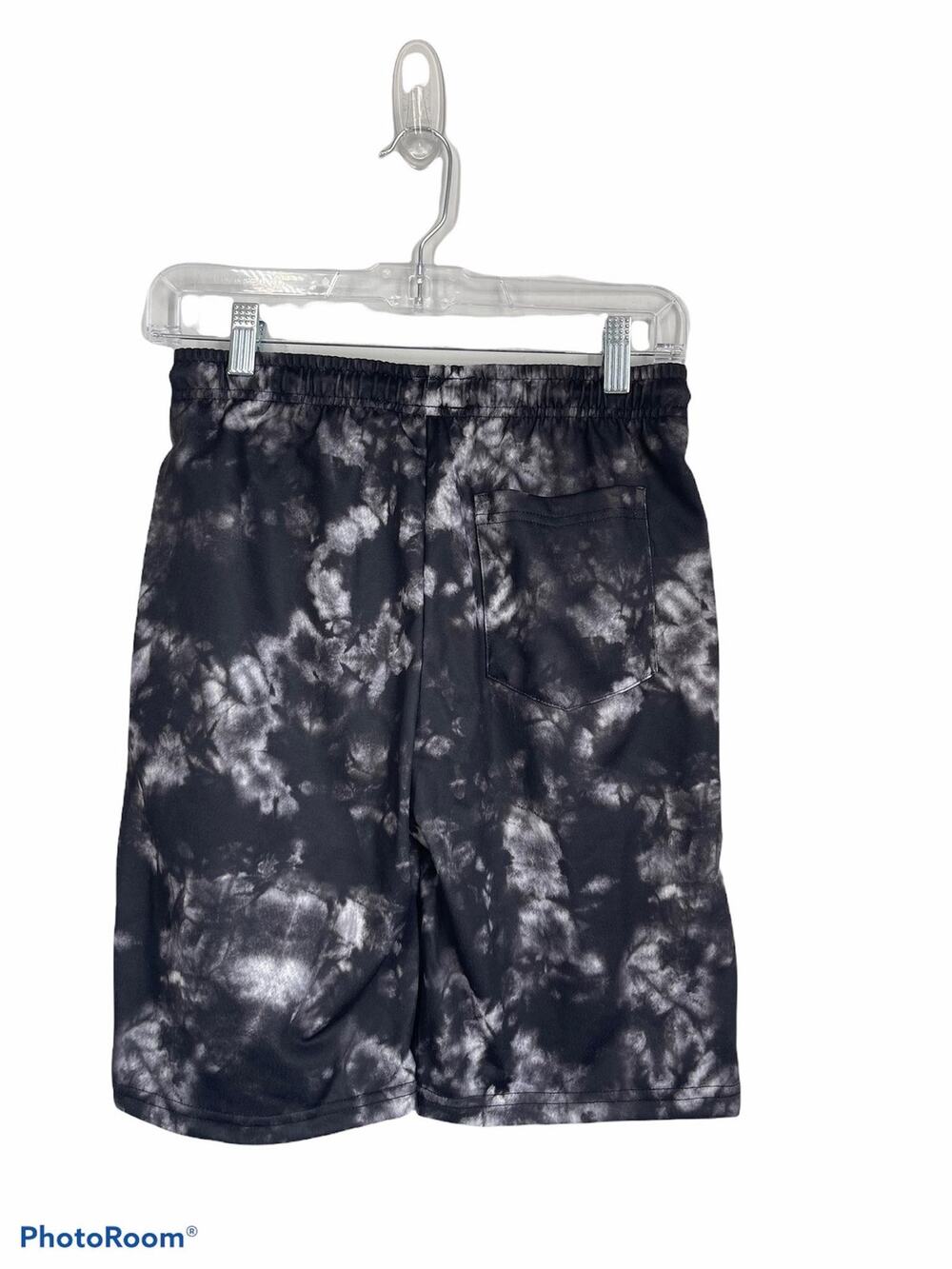 NWT Public Record Gray Black Tie Dye Shorts 12/L